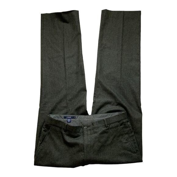 J. Crew 100% Wool Dress Pants Men's Size 34X34 Straight Legs Pockets - Picture 6 of 9